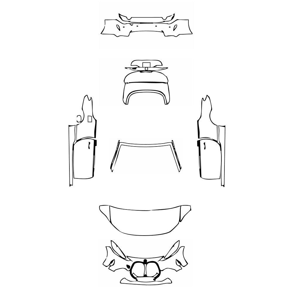 Pre-Cut PPF BMW 4 Series Convertible Luxury Line 2021 - PPF-Kits