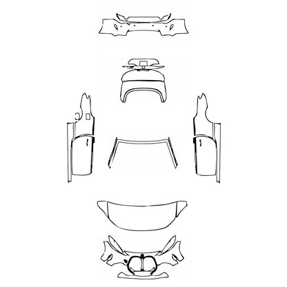 Pre-Cut PPF BMW 4 Series Convertible Luxury Line 2023 - PPF-Kits