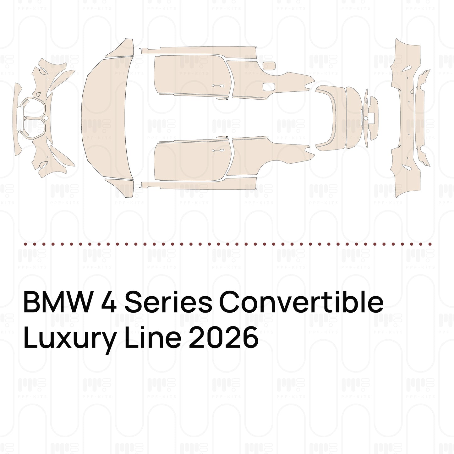 Pre-Cut PPF BMW 4 Series Convertible Luxury Line 2026