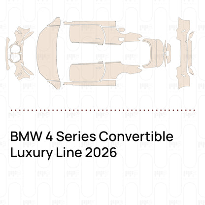 Pre-Cut PPF BMW 4 Series Convertible Luxury Line 2026