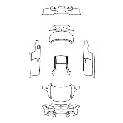 Pre-Cut PPF BMW 4 Series Convertible M4 2014 - PPF-Kits