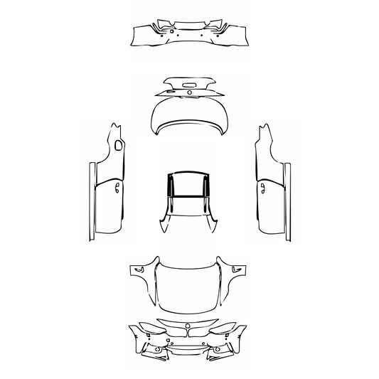 Pre-Cut PPF BMW 4 Series Convertible M Sport 2018 - PPF-Kits