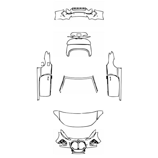 Pre-Cut PPF BMW 4 Series Convertible M Sport 2023 - PPF-Kits