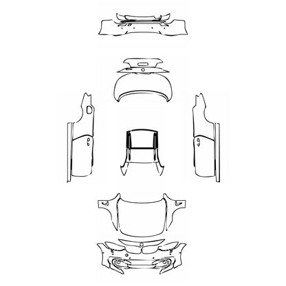 Pre-Cut PPF BMW 4 Series Convertible Sport Line 2014 - PPF-Kits