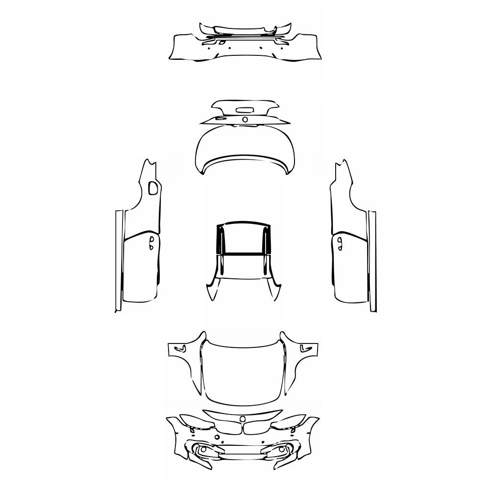 Pre-Cut PPF BMW 4 Series Convertible Sport Line 2017 - PPF-Kits