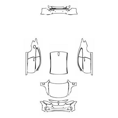 Pre-Cut PPF BMW 4 Series Coupe Luxury Line 2017 - PPF-Kits