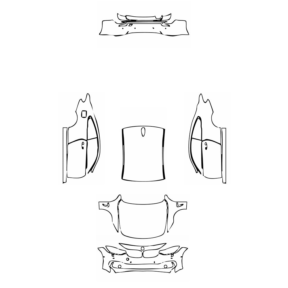 Pre-Cut PPF BMW 4 Series Coupe Luxury Line 2019 - PPF-Kits