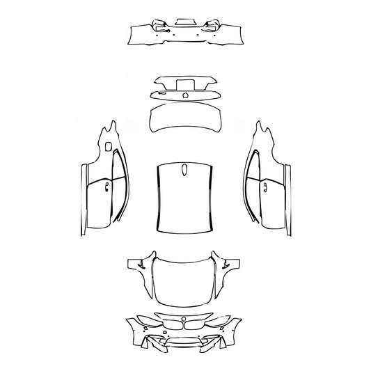 Pre-Cut PPF BMW 4 Series Coupe M4 2019 - PPF-Kits