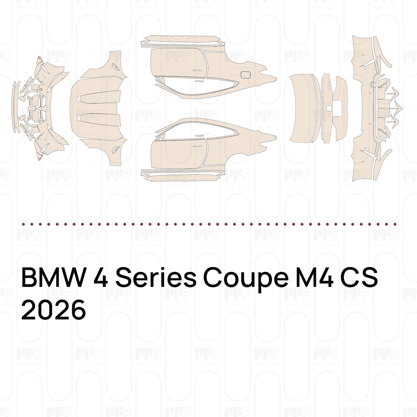 Pre-Cut PPF BMW 4 Series Coupe M4 CS 2026