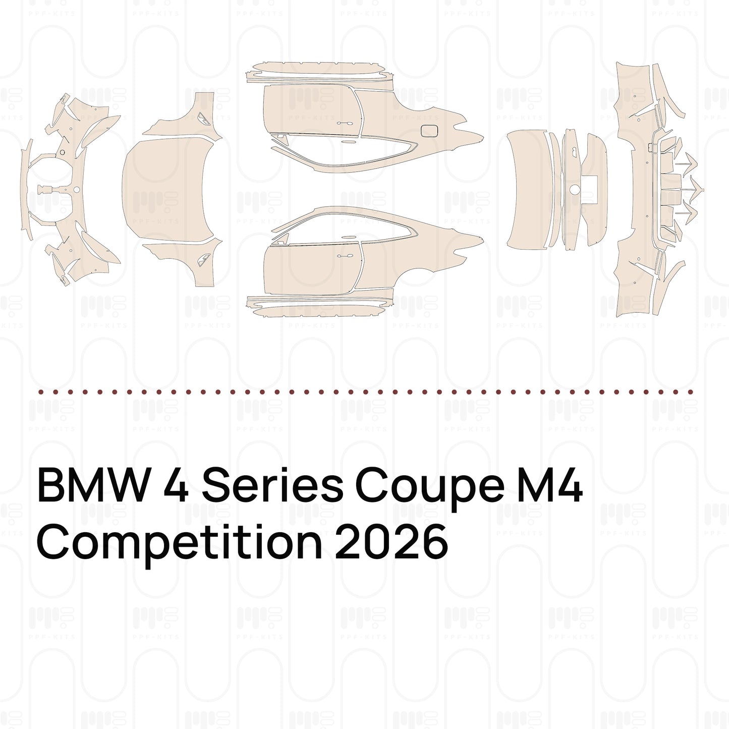 Pre-Cut PPF BMW 4 Series Coupe M4 Competition 2026
