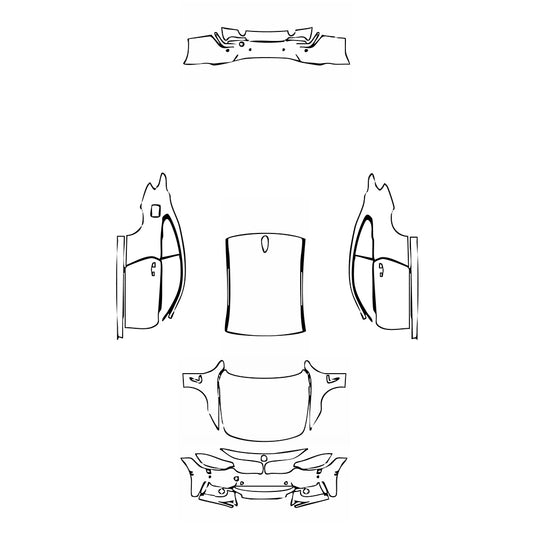 Pre-Cut PPF BMW 4 Series Coupe M Sport 2015 - PPF-Kits