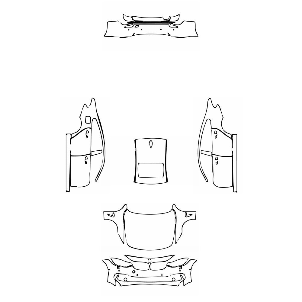 Pre-Cut PPF BMW 4 Series Gran Coupe Luxury Line 2017 - PPF-Kits