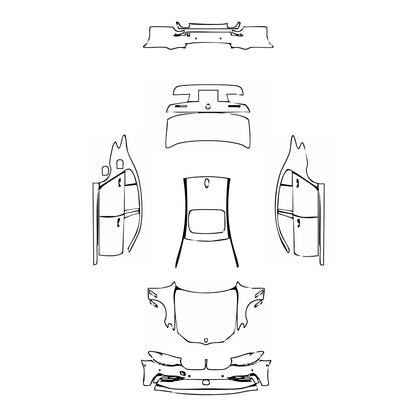 Pre-Cut PPF BMW 5 Series Sedan Extended Wheelbase Luxury 2019 - PPF-Kits