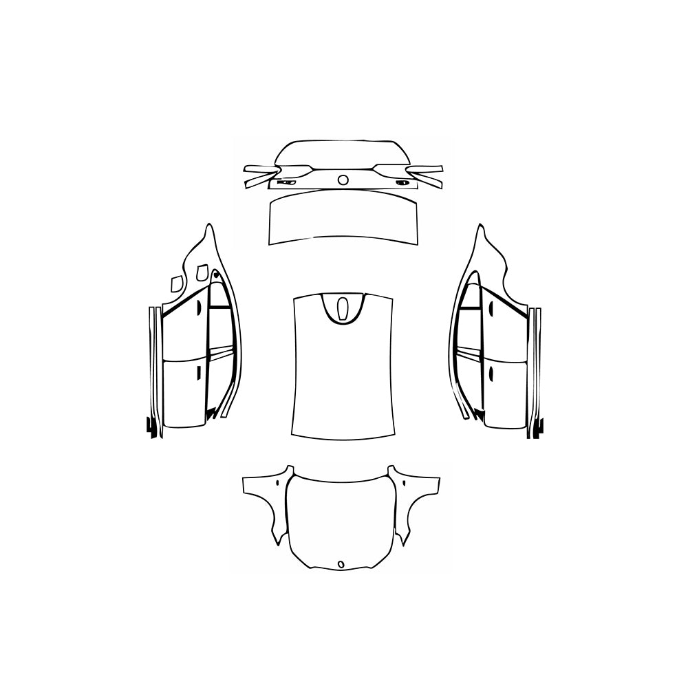 Pre-Cut PPF BMW 5 Series Sedan Extended Wheelbase Luxury 2025 - PPF-Kits