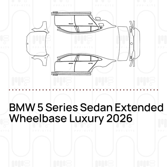 Pre-Cut PPF BMW 5 Series Sedan Extended Wheelbase Luxury 2026
