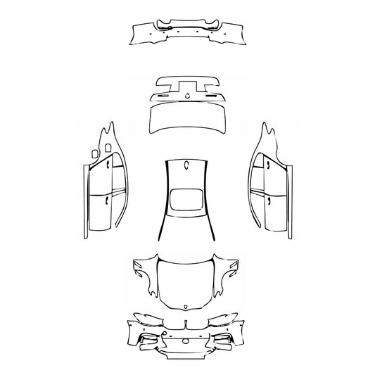 Pre-Cut PPF BMW 5 Series Sedan Extended Wheelbase M Sport 2020 - PPF-Kits