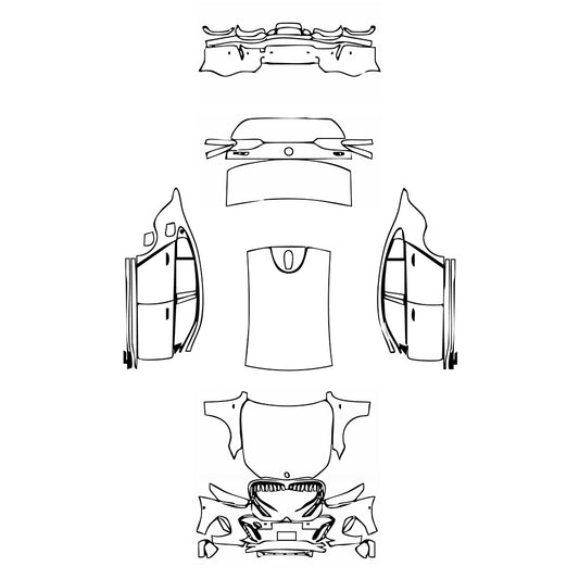 Pre-Cut PPF BMW 5 Series Sedan Extended Wheelbase M Sport 2024 - PPF-Kits