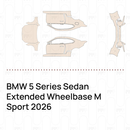 Pre-Cut PPF BMW 5 Series Sedan Extended Wheelbase M Sport 2026