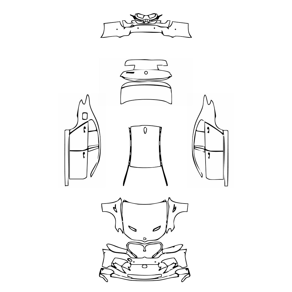 Pre-Cut PPF BMW 5 Series Sedan M5 CS 2021 - PPF-Kits
