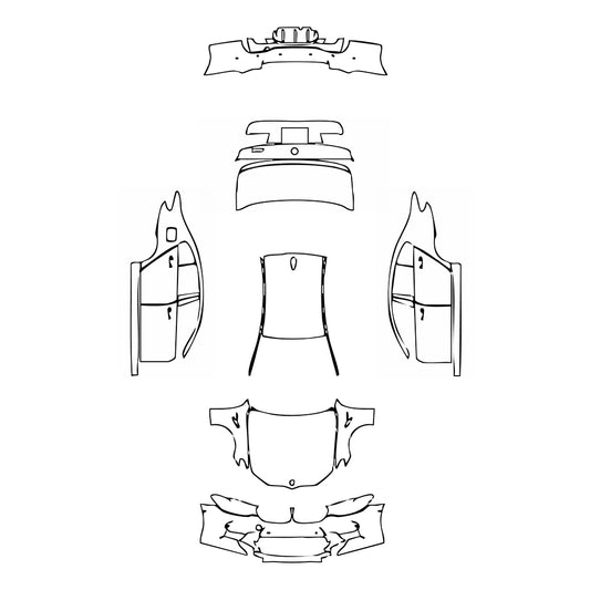 Pre-Cut PPF BMW 5 Series Sedan M5 Competition 2020 - PPF-Kits