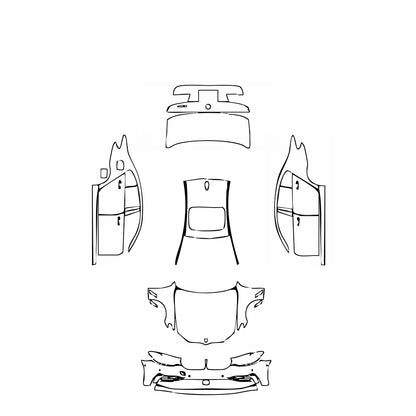 Pre-Cut PPF BMW 5 Series Sedan Standard Wheelbase Base 2018 - PPF-Kits