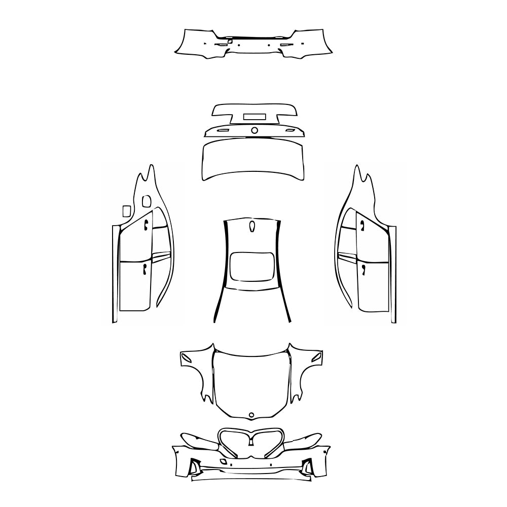 Pre-Cut PPF BMW 5 Series Sedan Standard Wheelbase Base 2021 - PPF-Kits