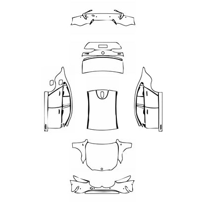 Pre-Cut PPF BMW 5 Series Sedan Standard Wheelbase Base 2025 - PPF-Kits