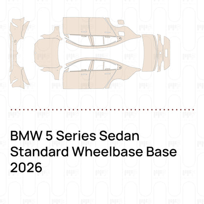 Pre-Cut PPF BMW 5 Series Sedan Standard Wheelbase Base 2026