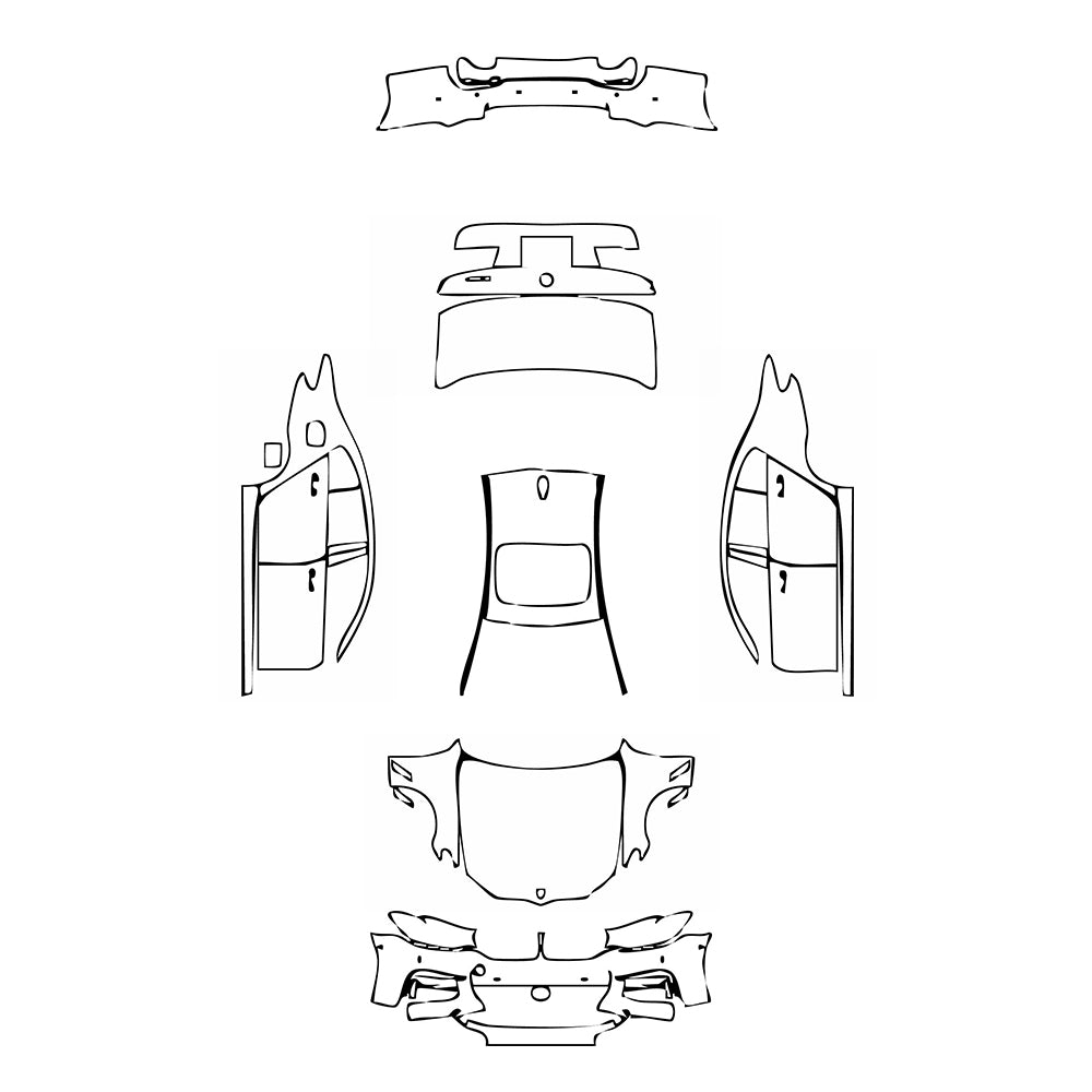 Pre-Cut PPF BMW 5 Series Sedan Standard Wheelbase M Sport 2019 - PPF-Kits