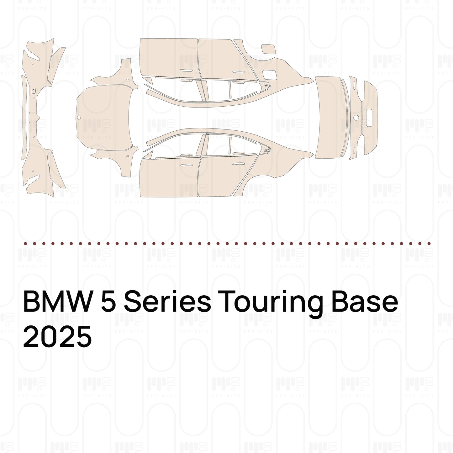 Pre-Cut PPF BMW 5 Series Touring Base 2025