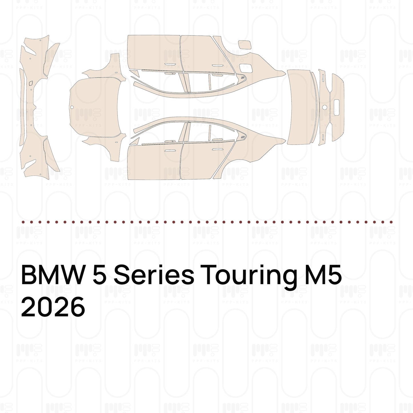 Pre-Cut PPF BMW 5 Series Touring M5 2026