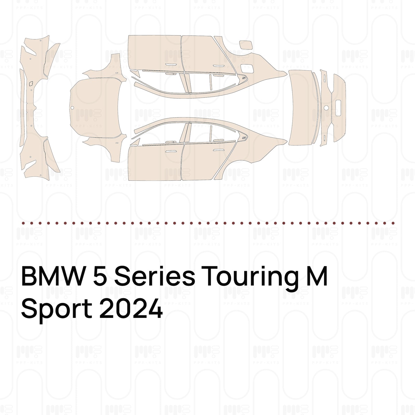 Pre-Cut PPF BMW 5 Series Touring M Sport 2024