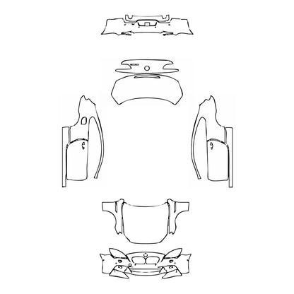 Pre-Cut PPF BMW 6 Series Coupe M Sport 2012 - PPF-Kits