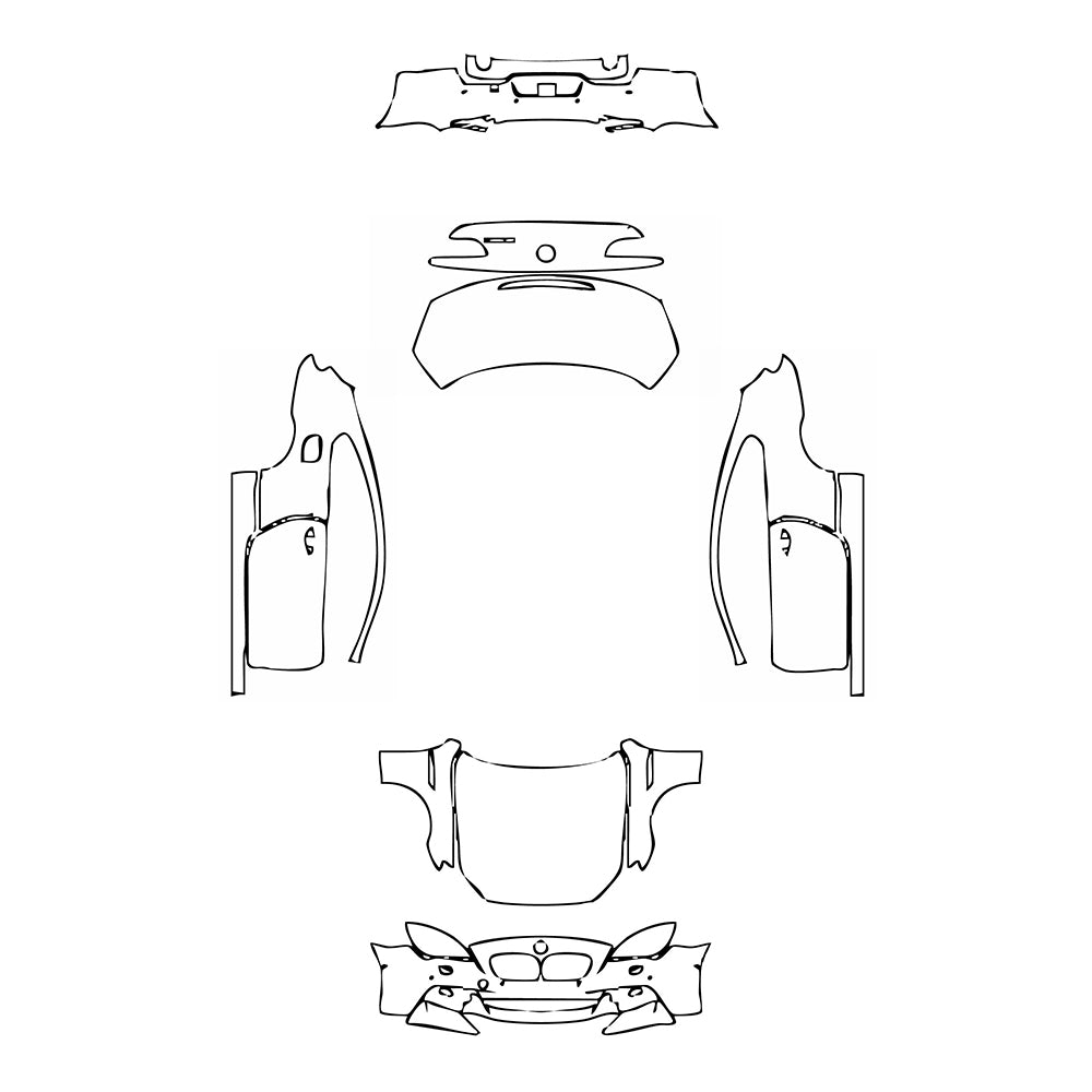 Pre-Cut PPF BMW 6 Series Coupe M Sport 2013 - PPF-Kits
