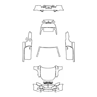 Pre-Cut PPF BMW 6 Series M6 Convertible 2013 - PPF-Kits