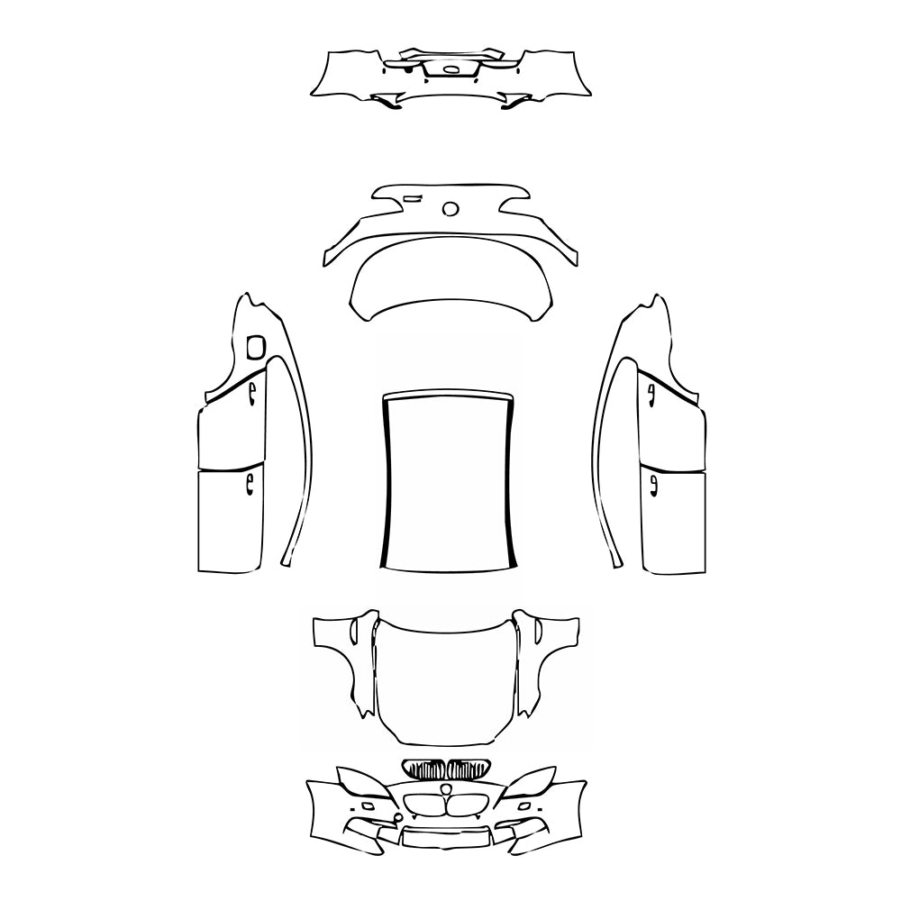 Pre-Cut PPF BMW 6 Series M6 Gran Coupe 2015 - PPF-Kits