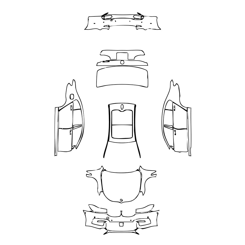 Pre-Cut PPF BMW 7 Series M760 Li 2017 - PPF-Kits