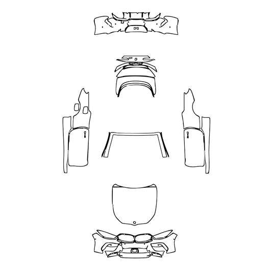Pre-Cut PPF BMW 8 Series Convertible M8 Competition 2024 - PPF-Kits