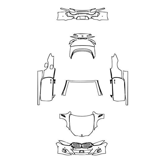 Pre-Cut PPF BMW 8 Series Convertible M Sport 2023 - PPF-Kits
