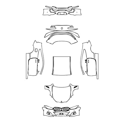 Pre-Cut PPF BMW 8 Series Coupe M850i 2025 - PPF-Kits