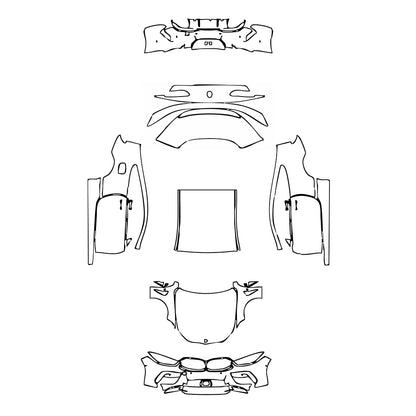 Pre-Cut PPF BMW 8 Series Coupe M8 2024 - PPF-Kits