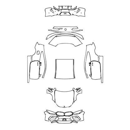 Pre-Cut PPF BMW 8 Series Coupe M8 Competition 2020 - PPF-Kits