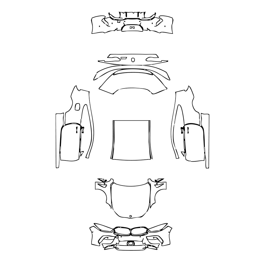 Pre-Cut PPF BMW 8 Series Coupe M8 Competition 2021 - PPF-Kits