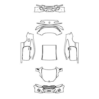 Pre-Cut PPF BMW 8 Series Coupe M Sport 2022 - PPF-Kits
