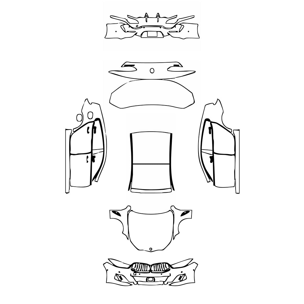 Pre-Cut PPF BMW 8 Series Gran Coupe M850i 2024 - PPF-Kits