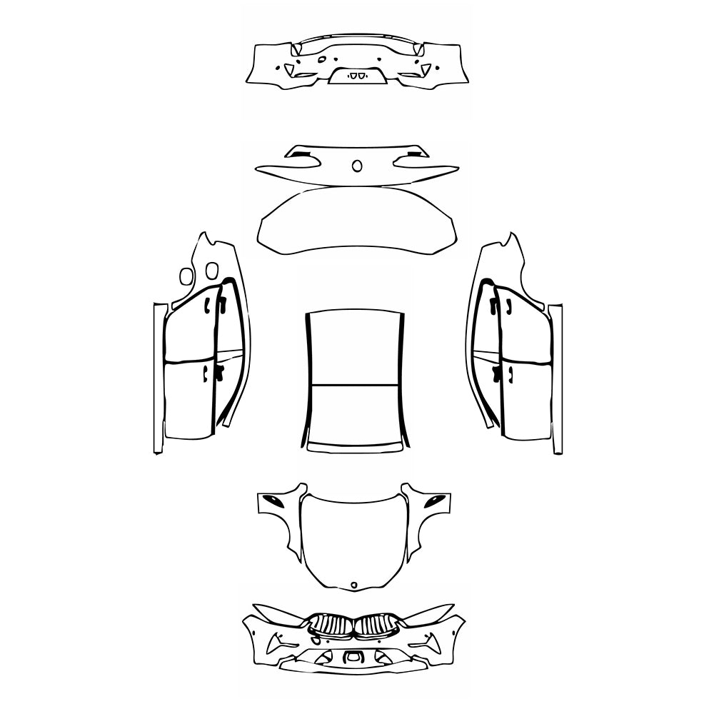 Pre-Cut PPF BMW 8 Series Gran Coupe Sport 2024 - PPF-Kits