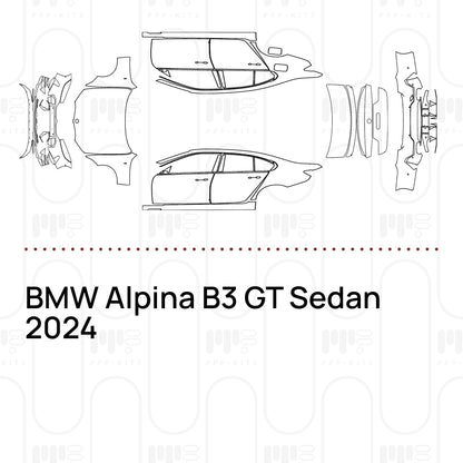 Pre-Cut PPF BMW Alpina B3 GT Sedan 2024