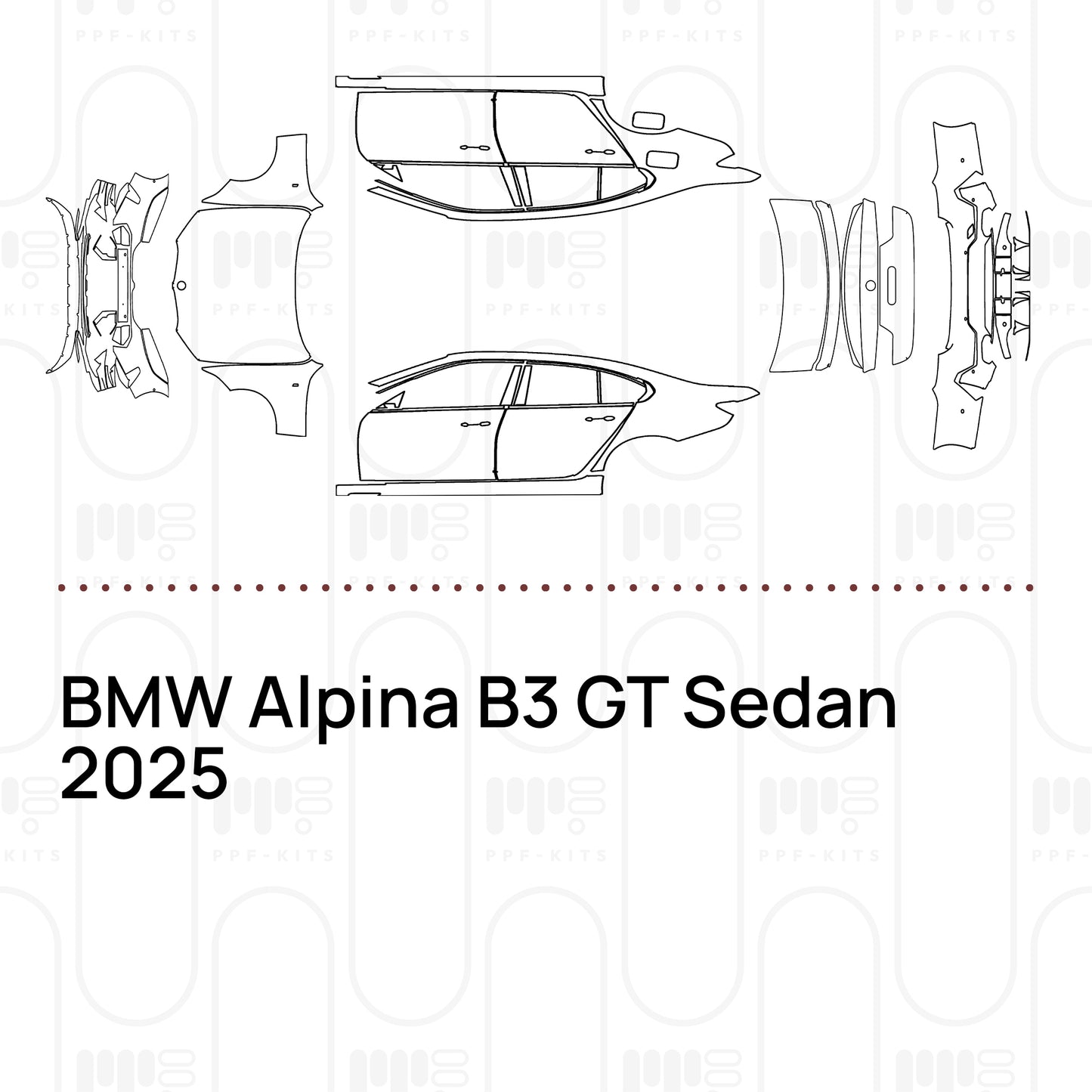 Pre-Cut PPF BMW Alpina B3 GT Sedan 2025