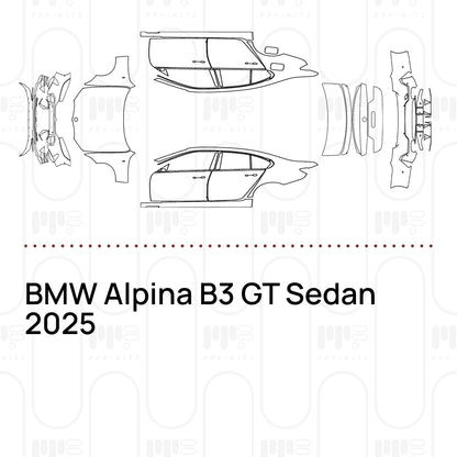 Pre-Cut PPF BMW Alpina B3 GT Sedan 2025