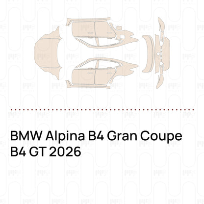 Pre-Cut PPF BMW Alpina B4 Gran Coupe B4 GT 2026